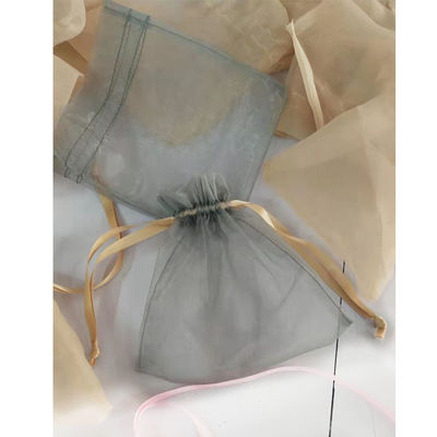 190T 210D Oxford Drawstring Bags 20*20cm Mesh Organizer Bags