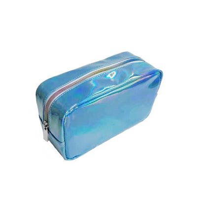 PU Leather Holographic Makeup Bag Travel Laser Cosmetic Wash Bag