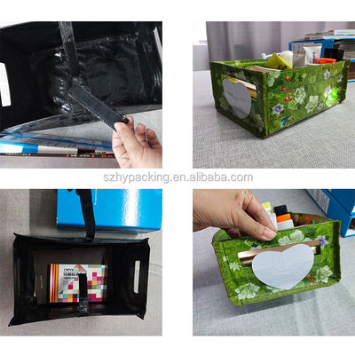 Laminated Polypropylene PP Woven Suitcase Storage Bags Laundry Storage