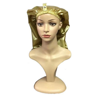 PVC Golden Waterproof Shower Caps 12* 22Inch Hair Shampoo Caps