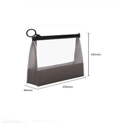 Self Adhesive PVC Plastic Bags 5*24cm 13*16cm Frosted EVA Zipper Bag
