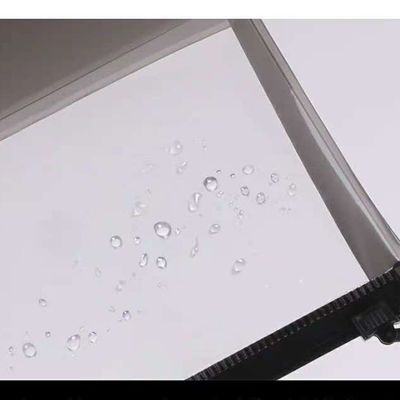 Self Adhesive PVC Plastic Bags 5*24cm 13*16cm Frosted EVA Zipper Bag