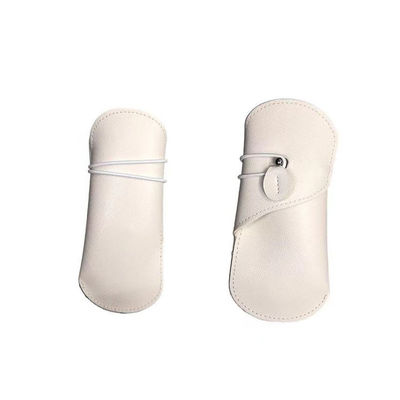 Unisex PU Leather Brush Pouch With String Closure 50g-100g