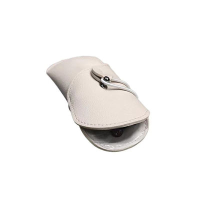 Unisex PU Leather Brush Pouch With String Closure 50g-100g