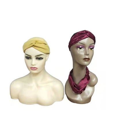 Sport Running Yoga Reusable Elastic Turban Band 100% Satin Turban Headband