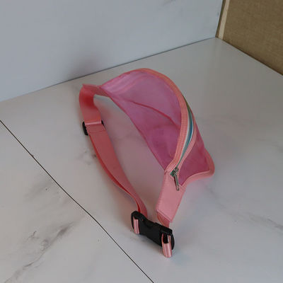 Pink PVC Crossbody Toiletry Bags