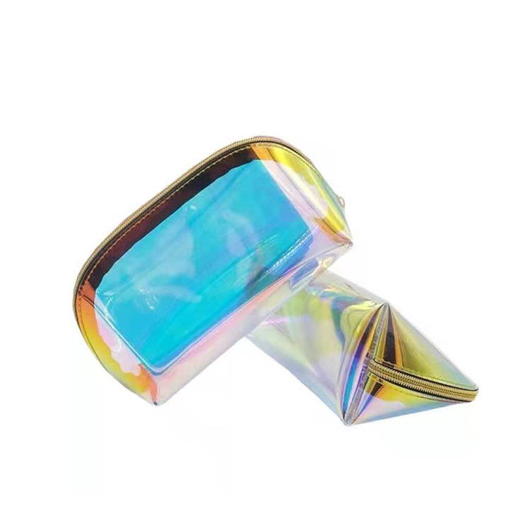 TPU Hologram Makeup Kit Bags Fashionable Transparent Cosmetic Pouch