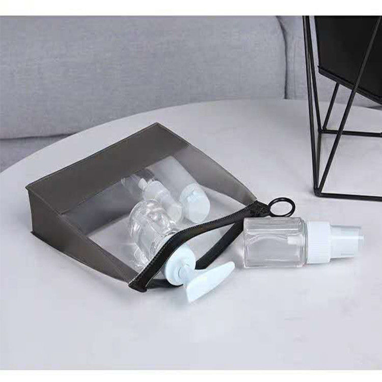 Self Adhesive PVC Plastic Bags 5*24cm 13*16cm Frosted EVA Zipper Bag