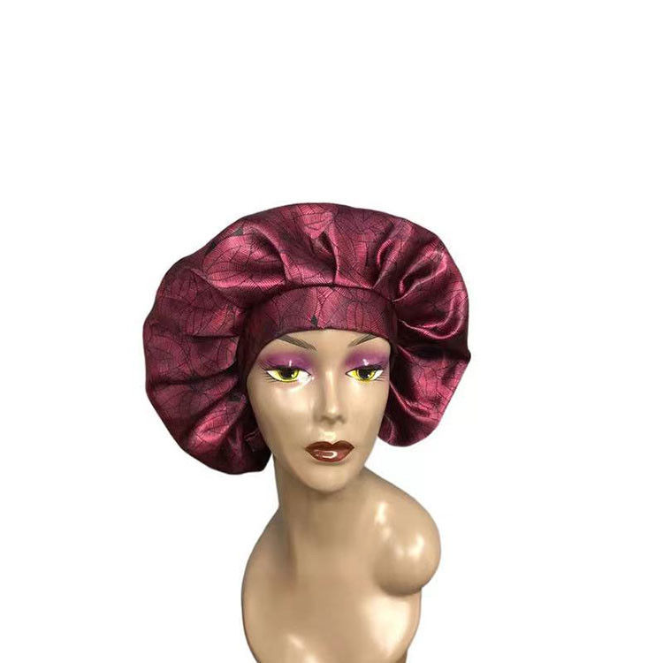 100% Polyester Satin Sleep Turban