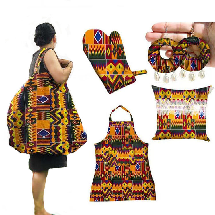 Canvas Cotton Waterproof Cooking Apron Digital Printing ladies cooking apron