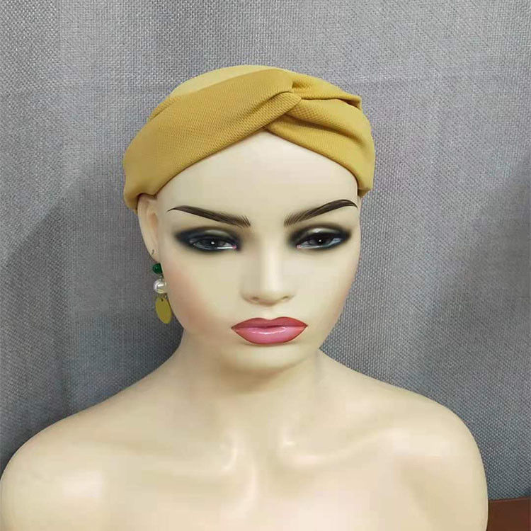 Sport Running Yoga Reusable Elastic Turban Band 100% Satin Turban Headband